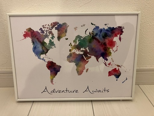 世界地図✨インテリアアート✨フレーム