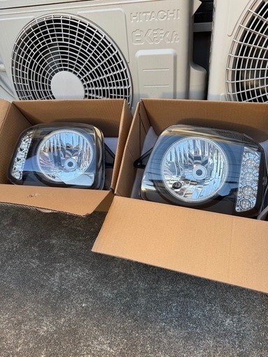 ★ジムニーJB２３イカリングヘッド&クリアテール&背面スコップセット