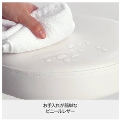 【セット商品】スツール OR ブラウン エステスツール 高さ約38.5-50.5cm 丸椅子 キャスター 高さ調整の画像