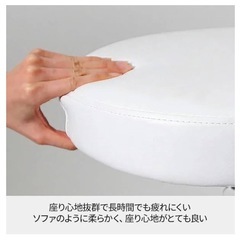 【セット商品】スツール OR ブラウン エステスツール 高さ約38.5-50.5cm 丸椅子 キャスター 高さ調整の画像