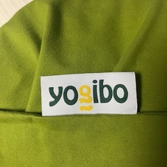 受け取り者確定済み】?ヨギボーyoibo グリーン クッション型ソファ 