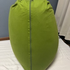 受け取り者確定済み】?ヨギボーyoibo グリーン クッション型ソファ 
