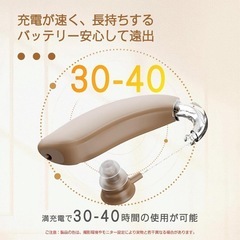 【新品未開封】集音器 しゅうおんき 高齢者 目立たない 耳掛け型 充電式集音器 4段階音量調整 約45倍に音を増幅 小型 両耳兼用 軽量 ワイヤレス 簡単操作の画像