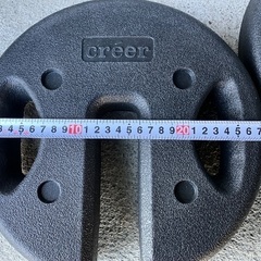 ☆マルチウエイト　6Kg×2点セット créer(クレエ) テント タープ用 重り の画像