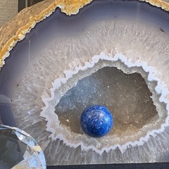 【ﾗﾋﾟｽﾗｽﾞﾘ】  宝石 天然石 球体 🌎の画像
