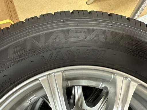 アルミホイル付きタイヤ145R13 8PR DUNLOP ENASAVE