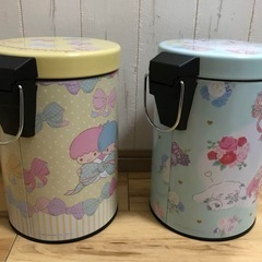 サンリオ蓋付きダストボックスの画像