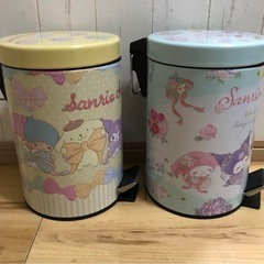 サンリオ蓋付きダストボックスの画像