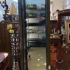 アンティーク イタリア製 LE ORE 時計付きキャビネット 大...
