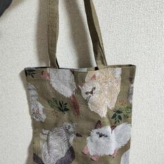 【松尾ミユキ】猫柄バッグ