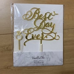 ケーキトッパー　結婚式