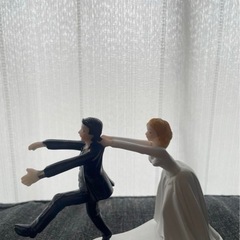 ケーキトッパー　結婚式の画像