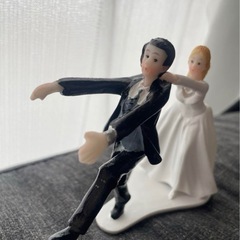 ケーキトッパー　結婚式の画像