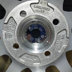 取付可　BS　新品 ブリヂストン BLIZZAK ブリザック VRX2　軽自動車  アルミホイール＆タイヤ組付・バランス調整済み1台分4本 155/65R14　スタッドレス　ピクシス　デイズ　モコ　ルークス　N-ONE N-WGN N-BOX フレア　キャロル　ek 　ステラ　ウェイク　キャスト　タント　ムーブ　ミラ　アルト　スペーシア　ラパン　ワゴンR 　 14インチ 4.5Jの画像