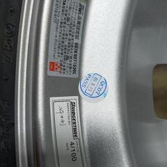 取付可　BS　新品 ブリヂストン BLIZZAK ブリザック VRX2　軽自動車  アルミホイール＆タイヤ組付・バランス調整済み1台分4本 155/65R14　スタッドレス　ピクシス　デイズ　モコ　ルークス　N-ONE N-WGN N-BOX フレア　キャロル　ek 　ステラ　ウェイク　キャスト　タント　ムーブ　ミラ　アルト　スペーシア　ラパン　ワゴンR 　 14インチ 4.5Jの画像