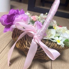 
リングピロー　カゴ　リングガールの画像