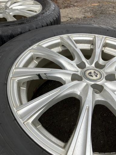 タイヤ　ホイールセット4本225/60R17
