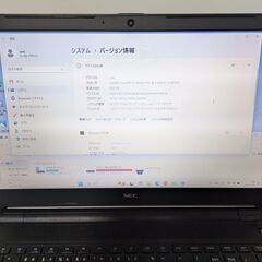 中古パソコンNEC黒Core i5★Windows11④の画像