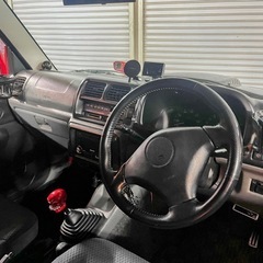 ★限定車！5速！車検付き！AT→MT換装！リフトアップ！ATタイヤ！FRPボンネット！ブースト計！マフラー！オイル漏れ無し！他カスタム多数★の画像