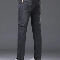 新品🉐XL（ＪＰ-XXXL）1枚 メンズ クラシックフィット ジーンズ - 65%コットン 35%ポリエステル、生洗い、オールシーズンソリッドカラー、レギュラーラング、織物でスリットストレッチの画像