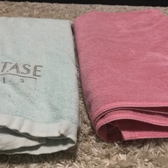 中古バスタオル　２枚の画像