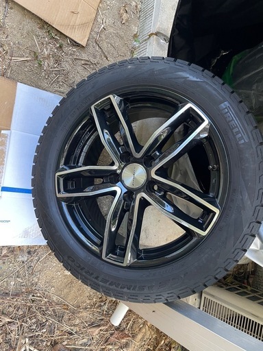 スタッドレスタイヤ ホイール付 バリ溝