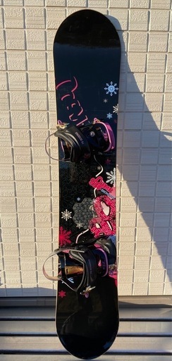 スノーボード139cm COSMICSURF LOVE  バインディング PD BINDINGS レディース用 ピンク