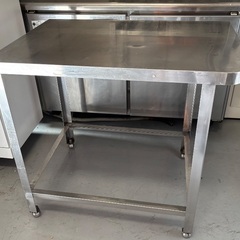 業務用調理台作業台 ステンレス製 テーブル幅87cm Used