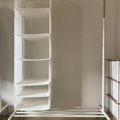 IKEAハンガーラックとハンギング収納