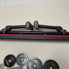 ダンベル 20kg×2 フラットベンチ セット 筋トレの画像