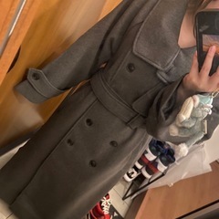 ほぼ未使用ロングトレンチコートの画像