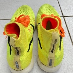 NIKE　ルナエピック フライニット 黄オレンジ 24cmの画像