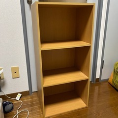 【引き渡し決定】カラーボックス　木目