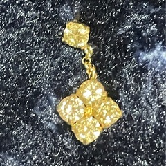 k18ダイヤモンド0.5ct ピアス　片耳　値下げの画像