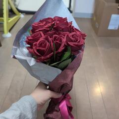 バラ　花束　結婚式余興に使用　造花　