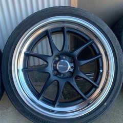WORK CR2P 17 タイヤホイールセットの画像