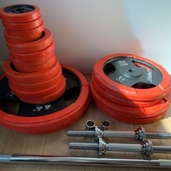 【トレーニング】バーベルダンベル140kgセット
