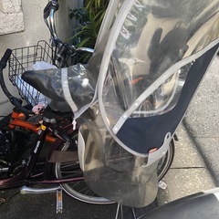 子供乗せ自転車の画像