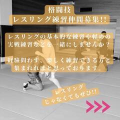 レスリングや格闘技の練習楽しくしませんか？