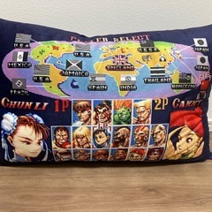 ストリートファイターII　クッション　【ラウンドワン限定品】