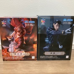 るろうに剣心　緋村剣心　斎藤一　フィギュア2体セット