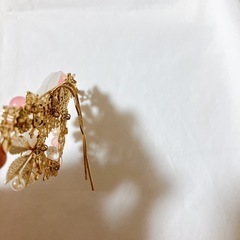 【新品】ヘアアクセサリー かんざし 髪留め 花 浴衣 夏祭り ピンク 和風小物 ピアス 髪飾りの画像