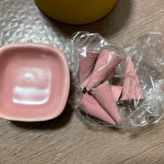 桃の香りのお香（香皿付き）の画像