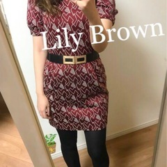 ☆Lily Brown☆リリーブラウン　ミニワンピースの画像