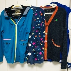 ☆★メンズ カーディガン ジャンパー アウター M 4着 かわい...