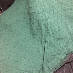 マルチカバーグリーンシングル小さめ中古