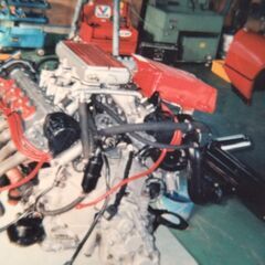 フエラリー328-turbo システムエンジンン制作塔載