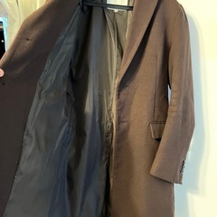 ロングコート　Lサイズ　ブラウンの画像