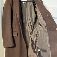 ロングコート　Lサイズ　ブラウンの画像
