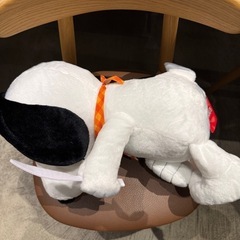 スヌーピー　スーパーラージぬいぐるみ〜あさごはん〜大きなぬいぐるみの画像